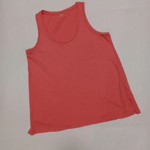 MADEWELL pocket tank scoop neck heathered orange, M